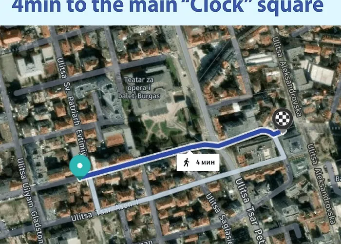 Summer Downtown - Compact Basic Flat - 1st Floor * Burgas