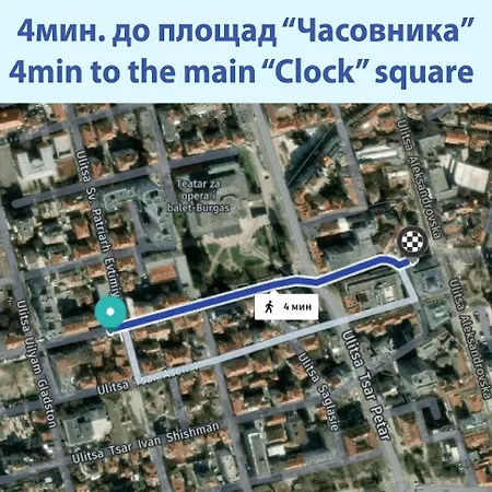 Downtown - 2 Separate - Relax - Up To 6 Guests Max * בורגאס